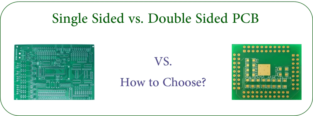 single-layer PCB vs.double-sided PCB