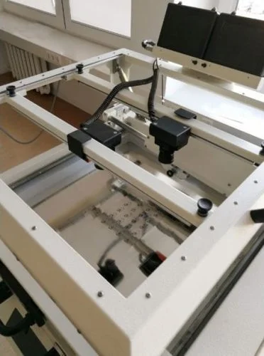 Semi manual solder paste printer for SMT technology electronics circuit assembly Semi manual solder paste printer for SMT technology electronics circuit assembly