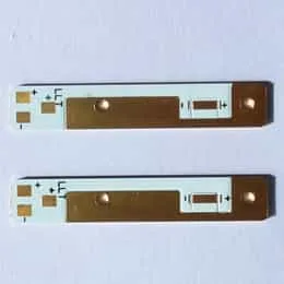 Double-sided copper-based PCB for automotive LED lights