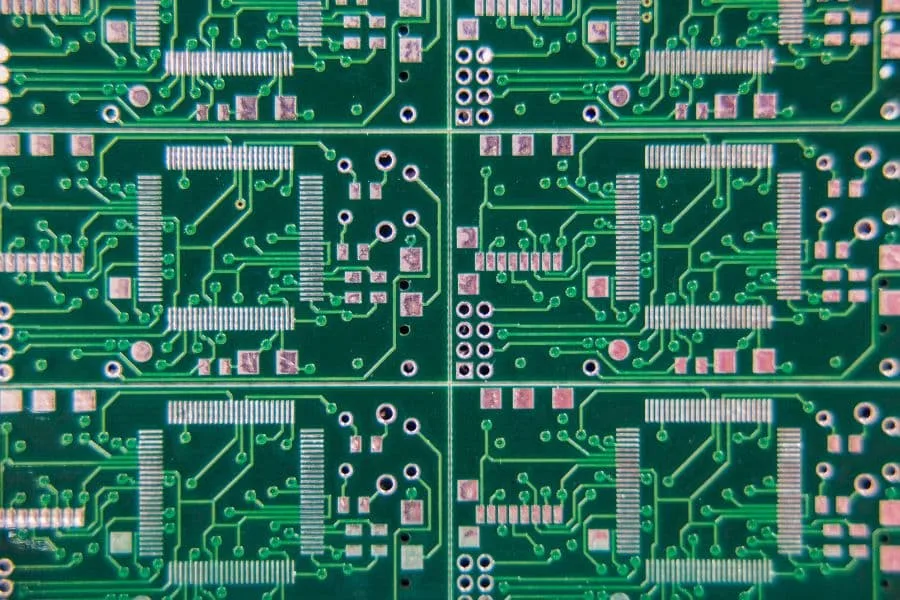 A Green Bare PCB Board